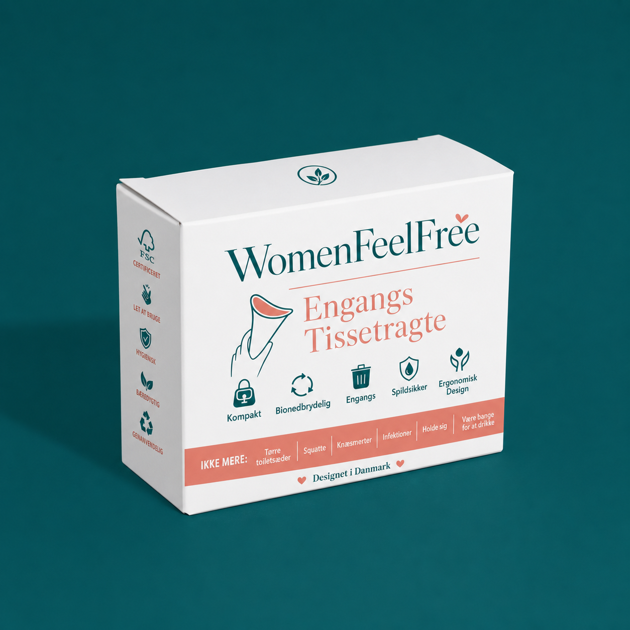 WomenFeelFree emballage – produktboks